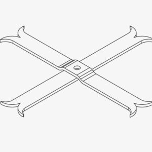 Croix de Saint andré en X