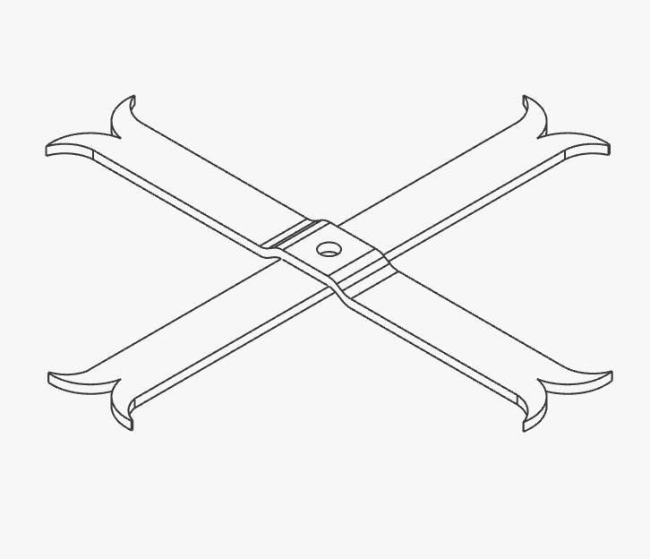 Croix de chainage traditionnelle