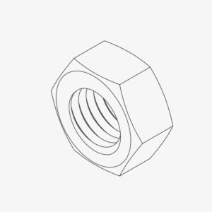 écrou m24 - classe 10 - pour tirant métallique