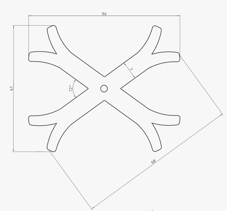 Croix de Saint André acier forgé dimensions 56 x 47 cm pour chainage Croix de Saint André acier forgé dimensions 56 x 47 cm pour chainage