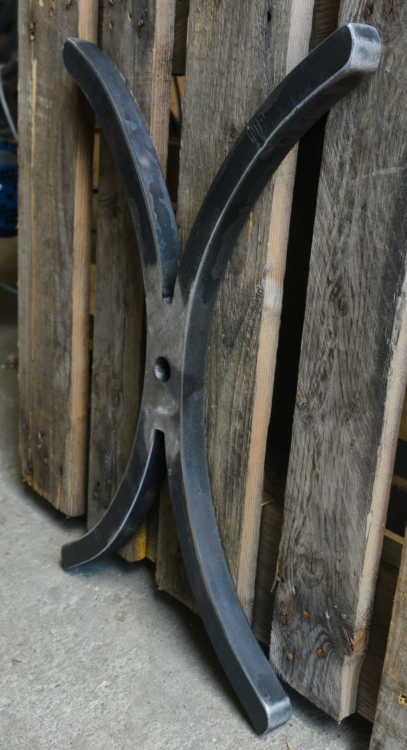 Croix de chainage forme X acier forgé