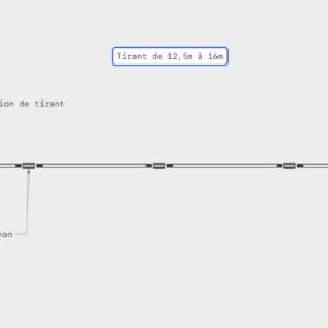 Composition tirant métallique de 12,5m à 16m - ancres-chainage.fr